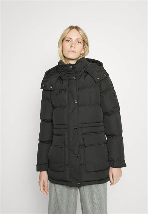 michael kors heavy mid weight black|Michael Kors puffer jacket.